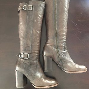 Frye Parker D Ring tall leather boots
